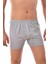 Erkek Paçalı Külot Boxer 6'lı Paket Pamuk Penye Gri - S 2