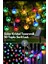 50 Top Ledli Solar Kristal Bahçe Dekorasyon Aydınlatma Rgb Işık Güneş Enerjili 1