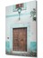 Kapı Görselli Dikey Turquoise Brown 2
