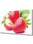 Çilek Cam Tablo Strawberry Art 1