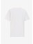 Bisiklet Yaka Baskılı Kırık Beyaz Kadın T-Shirt F4SL-TST0633 2