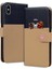 Iphone Xs / Xs Max Basit Iş Deri Kılıf Kapak Çevirin (Yurt Dışından) 5