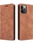 Iphone 12 Için Flip Case Pro Max Cüzdan Darbeye Kapak Kapak Basit Kılıf (Yurt Dışından) 1