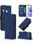 Huawei P20 Lite Için Kılıf Pu Deri Flip Folio Kitap Koruyucu Cüzdan Kart (Yurt Dışından) 1