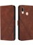Huawei P20 Lite Için Kılıf Pu Deri Flip Folio Kitap Koruyucu Cüzdan Kart (Yurt Dışından) 1