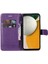 Samsung Galaxy A15 Iş Cüzdan Telefon Kılıfı Için Flip Case Klasik Katı (Yurt Dışından) 4