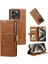 Iphone 13 Için Flip Case Pro Max 6 Kart Yuvaları Cüzdan Kickstand Pu Deri (Yurt Dışından) 1