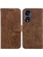 Oppo Için Kılıf Oppo 8t 5g Kart Cep Flip Folio Tutucu Kapak Kabartmalı Sevimli (Yurt Dışından) 1
