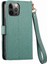 Iphone 12 Için Kılıf Promax Kordon Deri Kılıf Fermuar Aşk Cüzdan (Yurt Dışından) 5