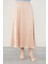Pudra Beli Lastikli Saten Etek 3