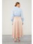 Pudra Beli Lastikli Saten Etek 5