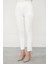 Ekru Cep Detaylı Bilek Boy Pantolon 2