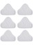 6 Adet Yedek Pedler H2O X5 Buharlı Paspas Temizleyici Zemin Yıkanabilir Mikrofiber Pedler Için Uyumlu (Yurt Dışından) 2
