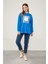 Saks Varak Baskılı Sweatshirt 3