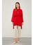 Kırmızı Belli Kendinden Büzgülü Tunik 1