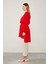 Kırmızı Belli Kendinden Büzgülü Tunik 4