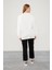 Ekru Pul Işlemeli Baskılı Sweatshirt 5