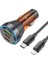 NZ12D Lucky PD60W 2 Type-C + USB Girişli Araç Çakmaklık Hızlı Şarj Aleti + Type-C To iPhone Lig 1