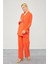 Oranj Kolları Büzgü Detaylı Pantolonlu Takım 2
