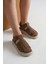 Galler Deri Tek Cırtlı Unisex Çocuk Sandalet Kum Rengi 2