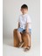 Archie Çift Cırtlı Deri Unisex Çocuk Sandalet Kum Rengi 4