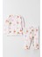 %100 Pamuk Lolipop Detaylı Mevsimlik Kız Çocuk Pijama 1