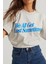 Unisex Baskılı Oversize T-Shirt - Beyaz 2