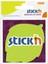 Stick'n 21180 Yapışkanlı Yaprak Not Kağıdı 70X70 50 Yaprak Yeşil 1