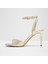 Sake Sandalet Orta Boy Topuklu Sandalet - Gold 3