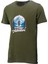 Erkek Bisiklet Yaka Mevsimlik Adventure Baskılı Standart Fit Haki T-Shirt 1