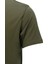 Erkek Bisiklet Yaka Mevsimlik Adventure Baskılı Standart Fit Haki T-Shirt 3