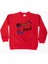 Spiderman Baskılı Örümcek Adam Pamuklu Kumaş Çocuk Sweatshirt 1