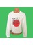 Pamuk Beyaz Erkek Göğüs Baskılı Sweatshirt 1