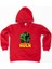 Hulk Baskılı Kapüşonlu Pamuklu Kumaş Çocuk Sweatshirt 1