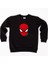Spiderman Baskılı Örümcek Adam Pamuklu Kumaş Çocuk Sweatshirt 1