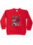 Spiderman Baskılı Örümcek Adam Pamuklu Kumaş Çocuk Sweatshirt 1