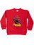 Spiderman Baskılı Örümcek Adam Pamuklu Kumaş Çocuk Sweatshirt 1