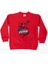 Spiderman Baskılı Örümcek Adam Pamuklu Kumaş Çocuk Sweatshirt 1