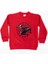 Spiderman Baskılı Örümcek Adam Pamuklu Kumaş Çocuk Sweatshirt 1
