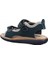 231-84 Lacivert Sarı Çocuk Sandalet 2