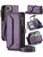 Iphone 14 Için Crossbody Durumda Kart Tutucu Kılıf Cüzdan Fermuar Faturaları Yuvası Için (Yurt Dışından) 5