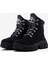 HIGH TOP LACE UP BOOT Kadın Jet Black Bot TB0A5XBG0151 3