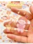 Sevimli Kız Ayıcık Sonbahar 100 Yaprak Sarı Mini Kutu Şeffaf Pet Sticker Seti / Su Geçirmez 3