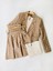Kısa Blazer Ceket Kadın Kum 4