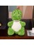 35 cm Sevimli Oturan Ejderha Avokado Yeşil Küçük Dinozor Bebek Yastık Peluş Oyuncak Bebek (Yurt Dışından) 1