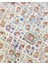 Sevimli Çocuklar ve Summer 100 Yaprak Mavi Mini Kutu Şeffaf Pet Sticker Seti / Su Geçirmez 2