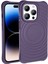Apple iPhone 14 Pro Max Kılıf Magsafeli Airbagli Mat Silikon Hepi Kapak Derin Mor 3