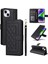 Iphone 14 Için Flip Case Artı Kapak Kapak Kılıf Cüzdan Basit (Yurt Dışından) 1