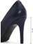 Kadın Lacivert Ince Topuklu Deri Stiletto 24SFD406018 3