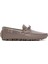 Erkek Vizon Deri Comfort Loafer 24SFD6730FT 1
